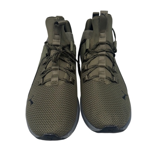 Puma Men’s Enzo 2 Revamp Fleck Sneaker Green Size 12 NWOB - Picture 2 of 6